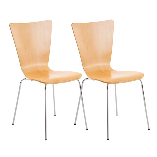 2er Set Besucherstuhl Aaron - CLP SHOP