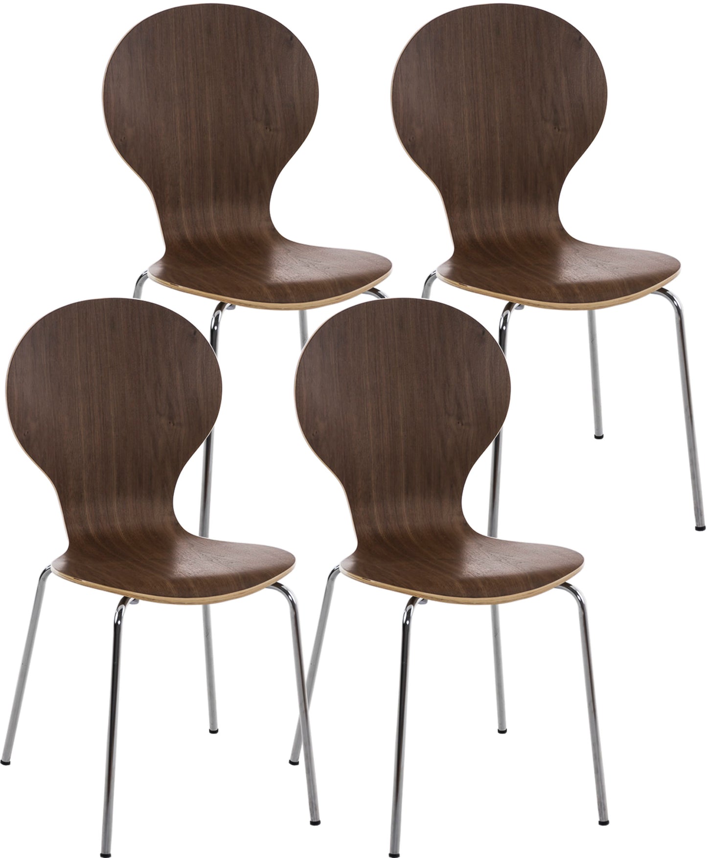 4x Stapelstuhl DIEGO - CLP SHOP