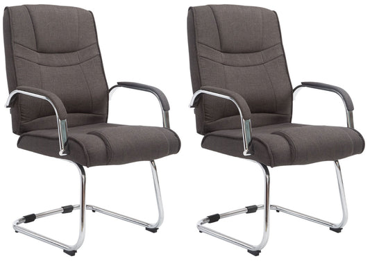 2er Set Freischwinger Attila Stoff - CLP SHOP