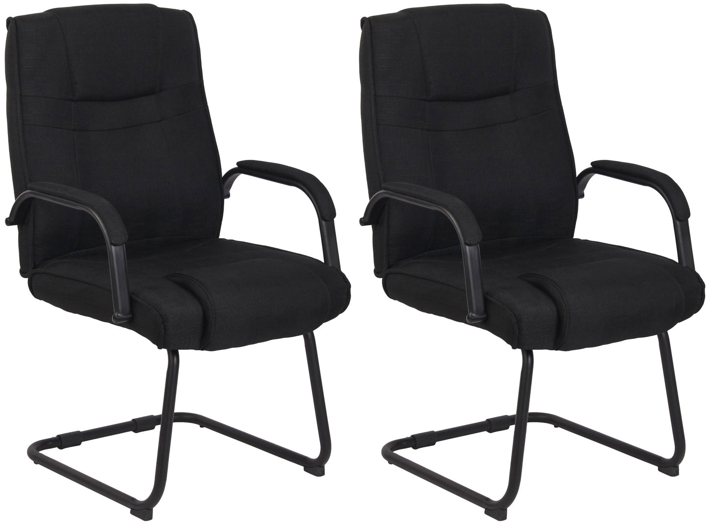 2er Set Freischwinger Attila Stoff - CLP SHOP