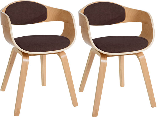 2er Set Stühle Kingston Stoff