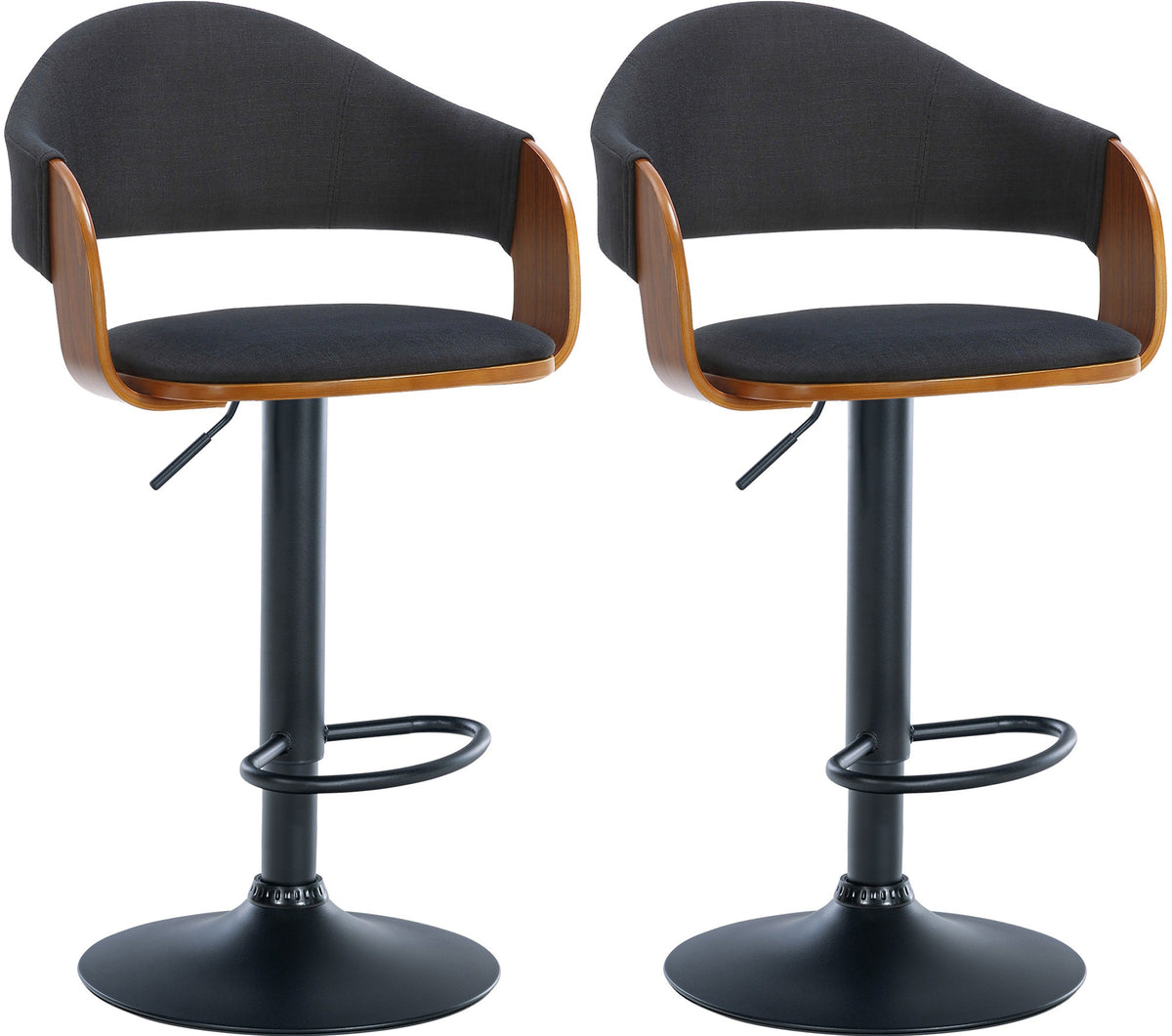 2er Set Barhocker Nilse Stoff - CLP SHOP