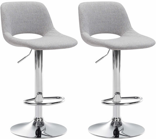 2er Set Barhocker Camden Stoff - CLP SHOP