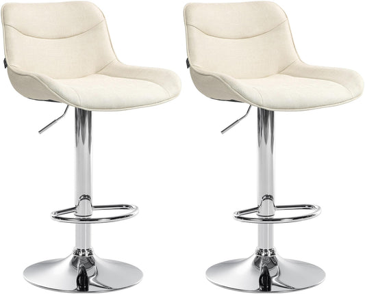 2er Set Barhocker Vonore Stoff - CLP SHOP