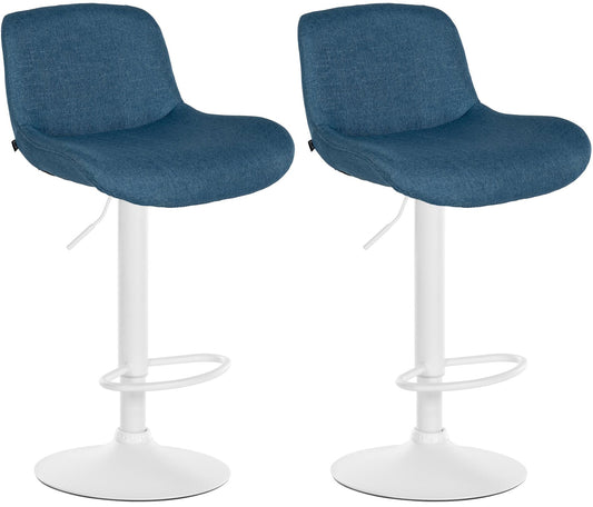 2er Set Barhocker Solon Weiß CLP