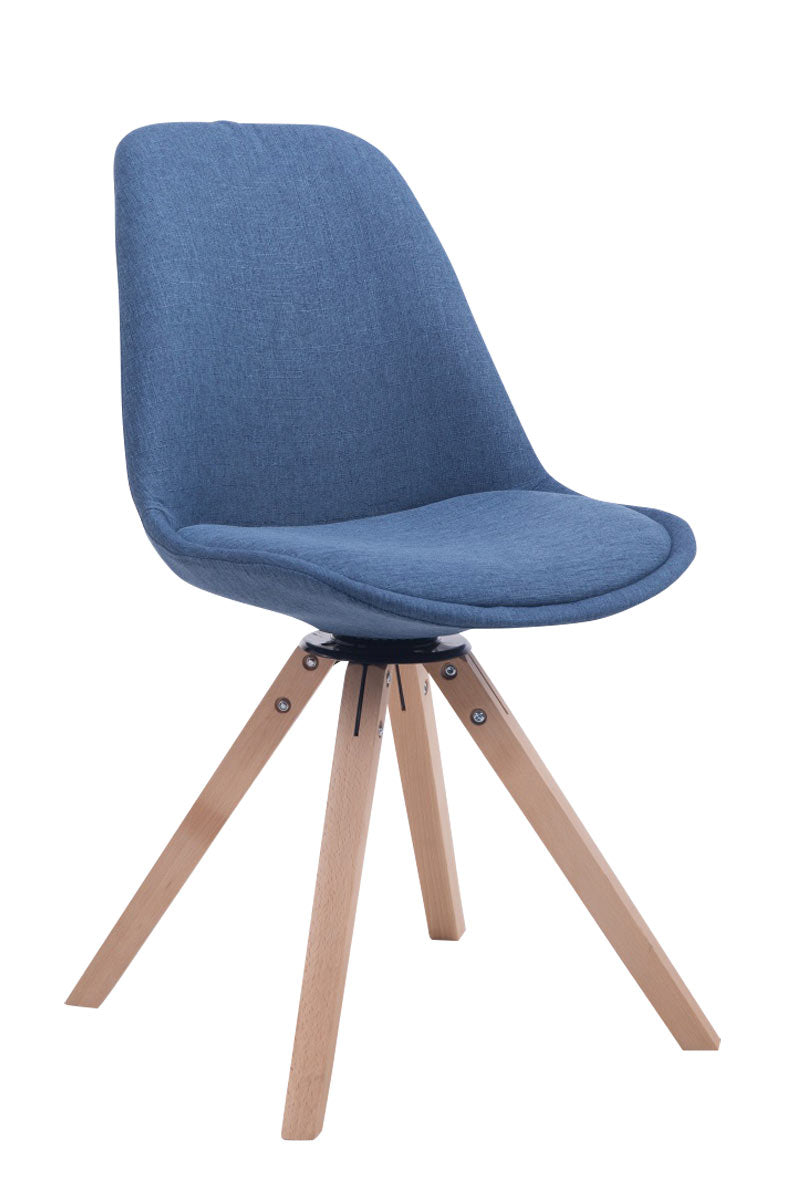 Besucherstuhl Troyes Drehbar Stoff Square - CLP SHOP