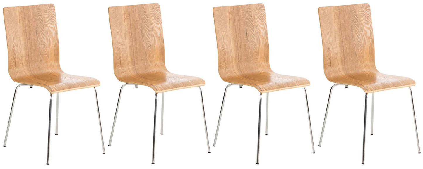 4er-Set  Wartezimmerstuhl PEPE - CLP SHOP