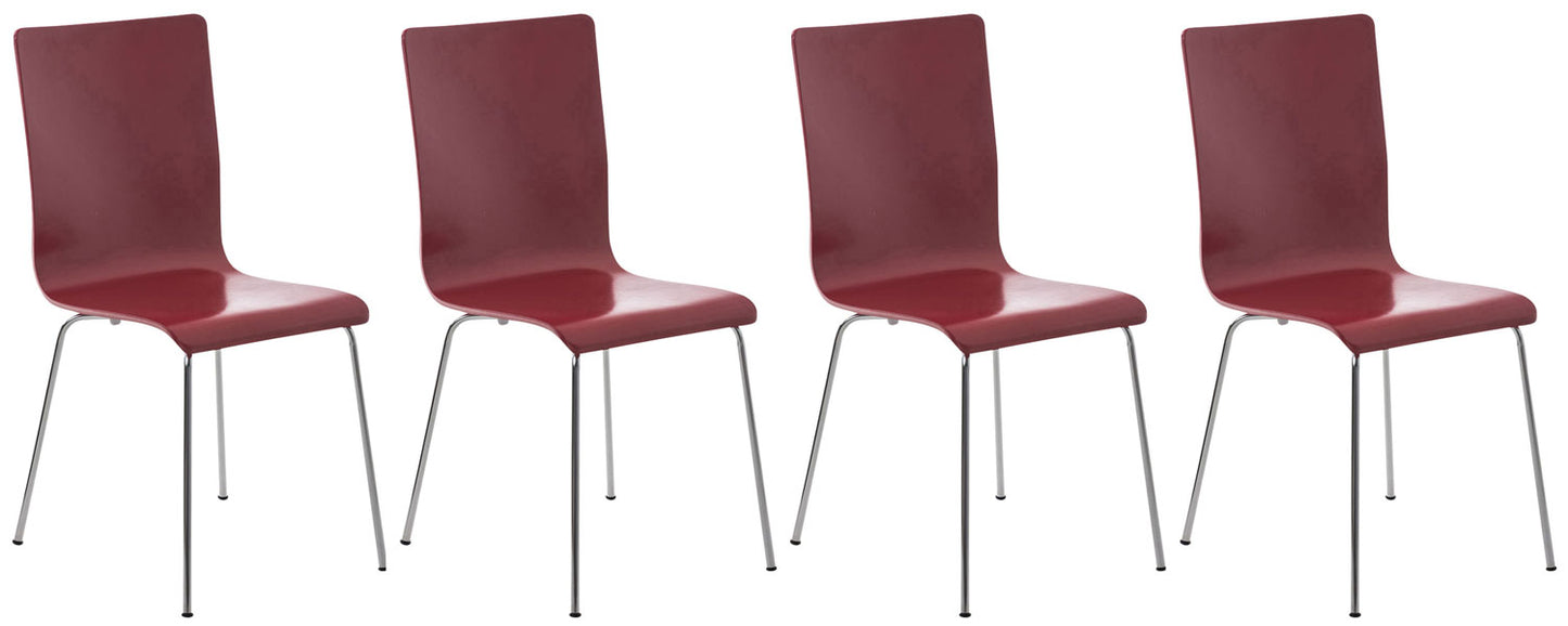4er-Set  Wartezimmerstuhl PEPE - CLP SHOP