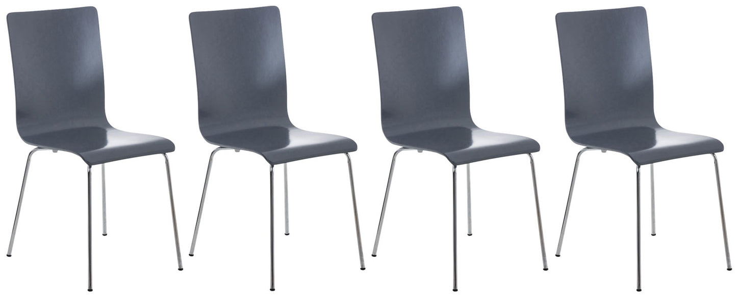 4er-Set  Wartezimmerstuhl PEPE - CLP SHOP