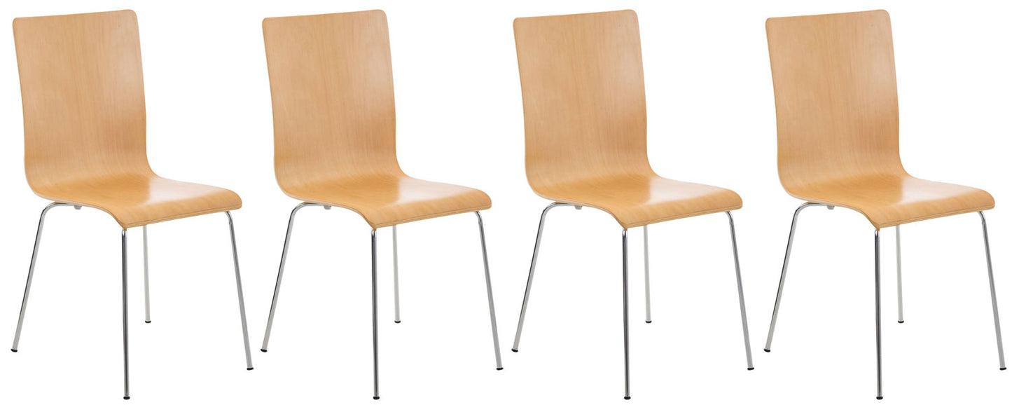 4er-Set  Wartezimmerstuhl PEPE - CLP SHOP