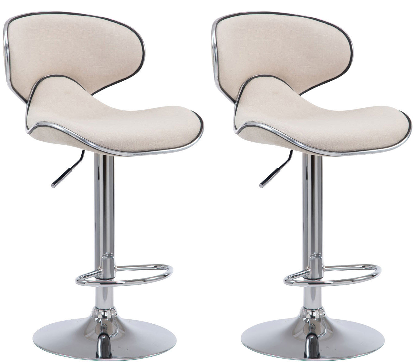 2er Set Barhocker Las Vegas V2 Stoff