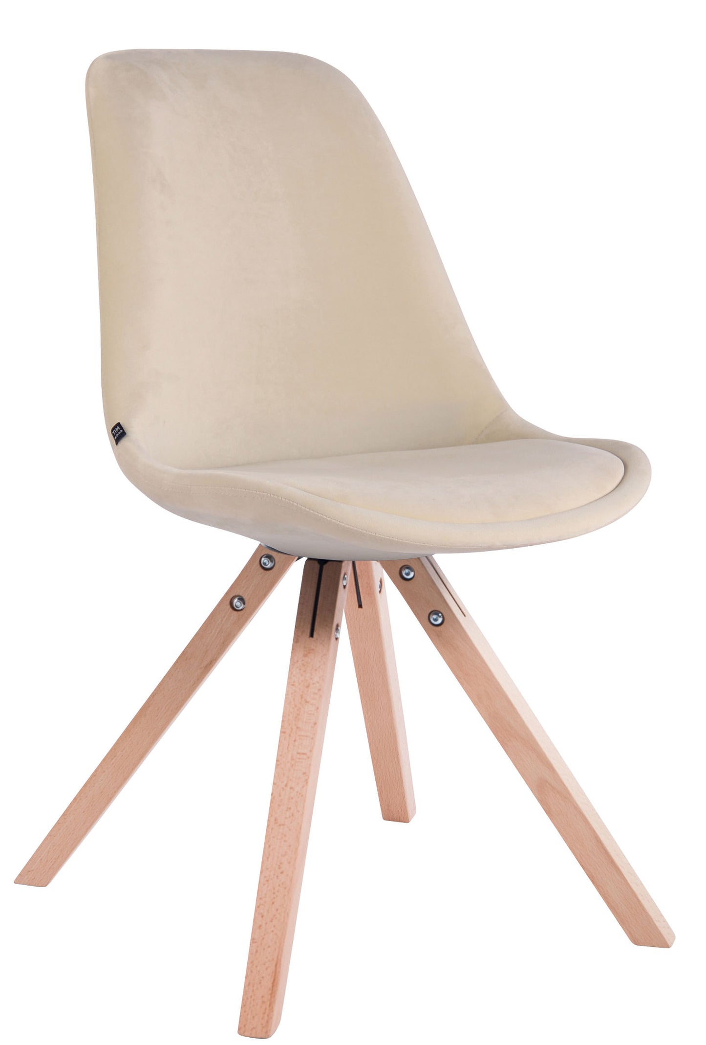 Besucherstuhl Toulouse Samt Square - CLP SHOP