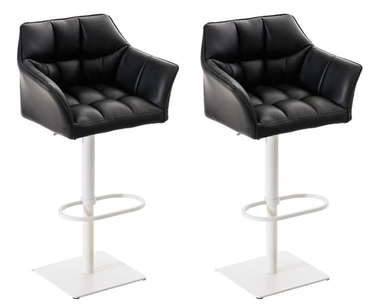 2er Set Barhocker Damaso Kunstleder