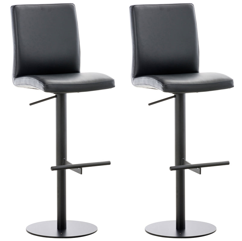 2er Set Barhocker Cadiz Kunstlederbezug