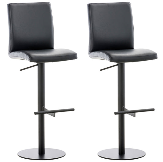 2er Set Barhocker Cadiz Kunstlederbezug