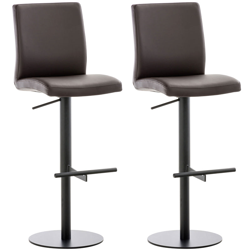 2er Set Barhocker Cadiz Kunstlederbezug