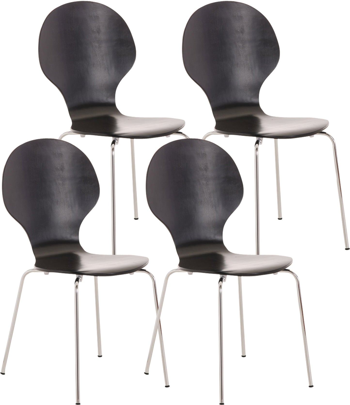 4x Stapelstuhl DIEGO - CLP SHOP