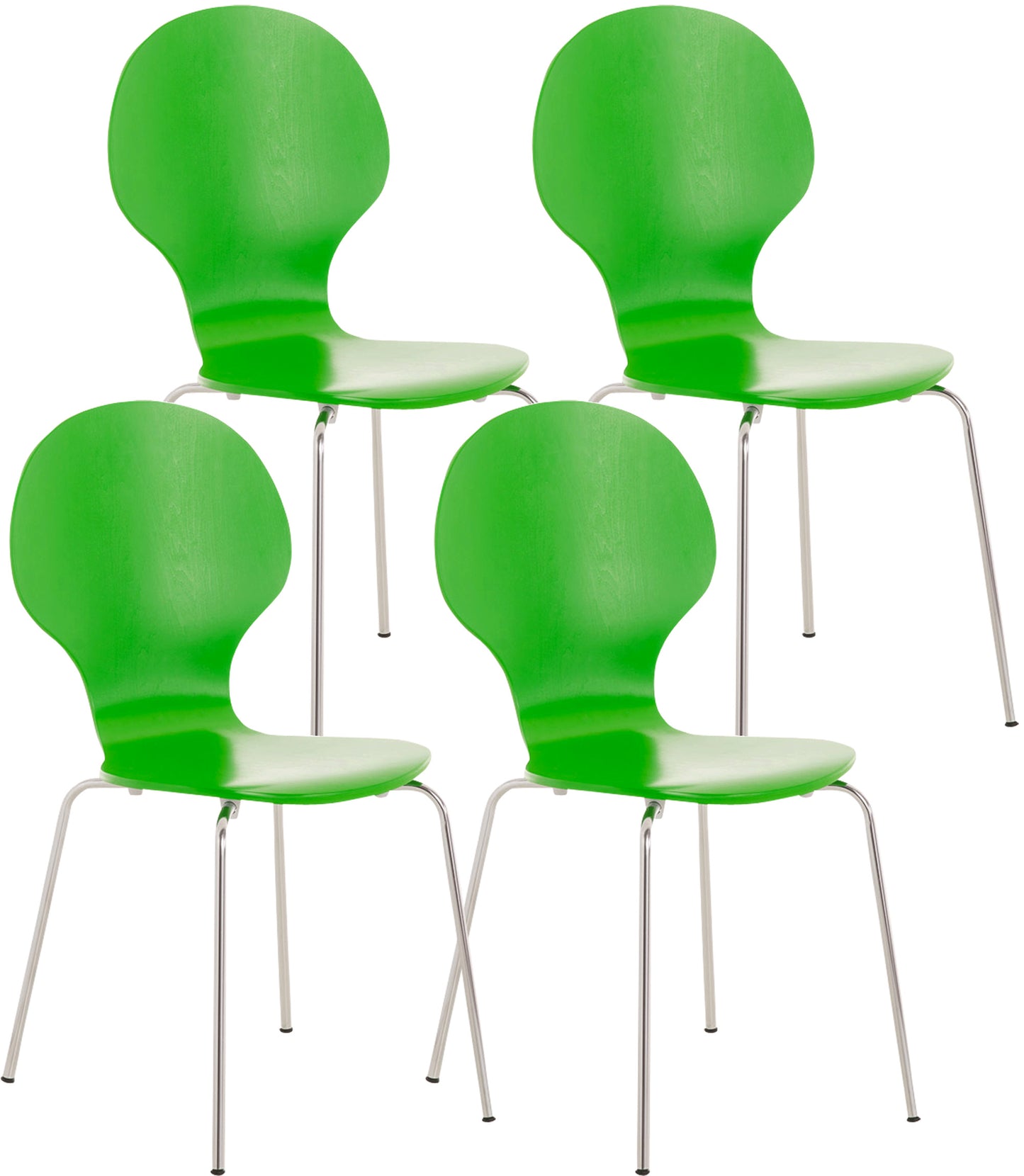 4x Stapelstuhl DIEGO - CLP SHOP