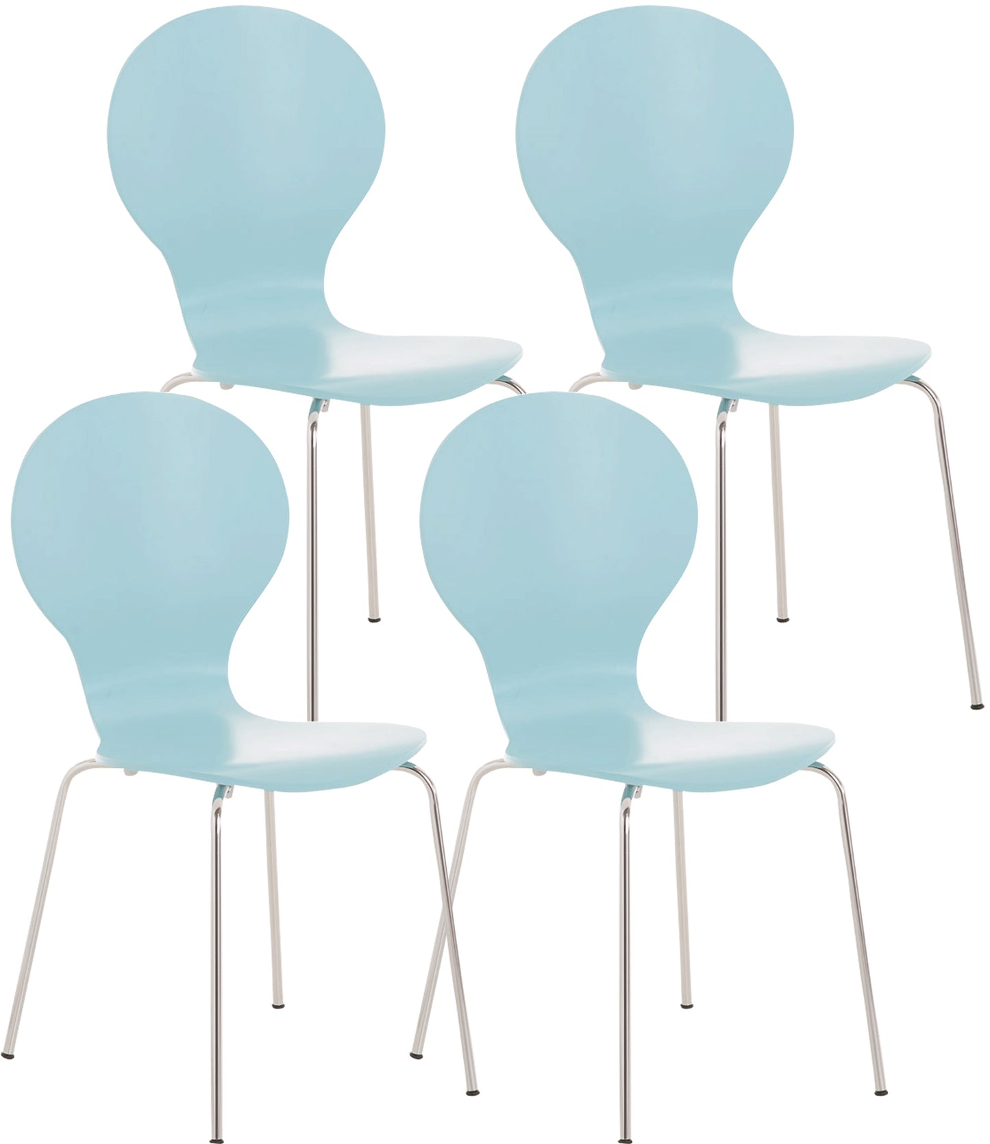 4x Stapelstuhl DIEGO - CLP SHOP