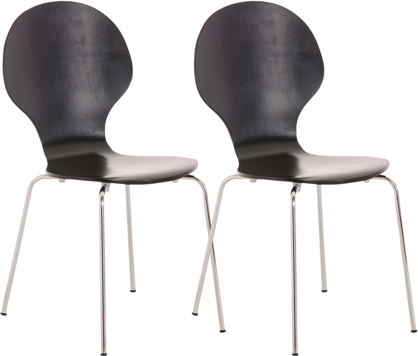 2x Stapelstuhl DIEGO ergonomisch - CLP SHOP