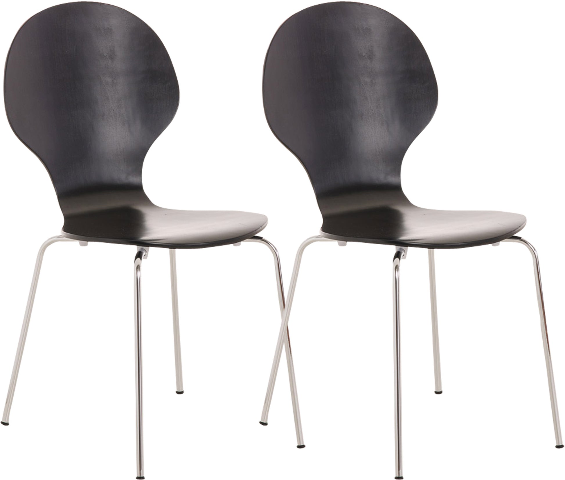2x Stapelstuhl DIEGO ergonomisch - CLP SHOP