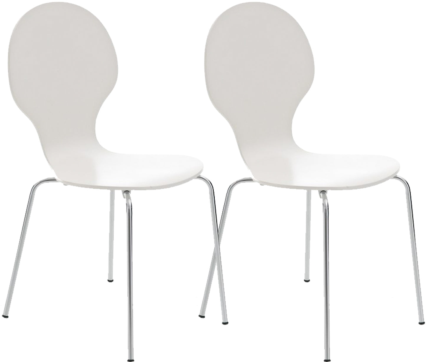 2x Stapelstuhl DIEGO ergonomisch - CLP SHOP