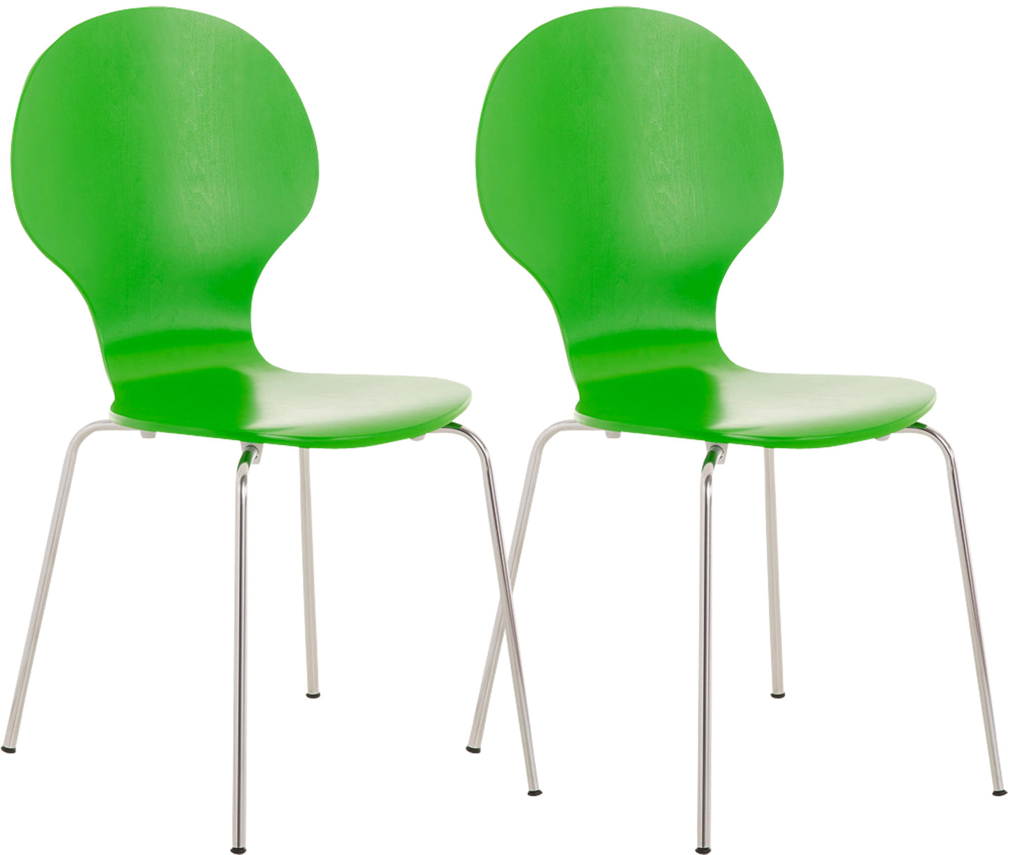 2x Stapelstuhl DIEGO ergonomisch - CLP SHOP