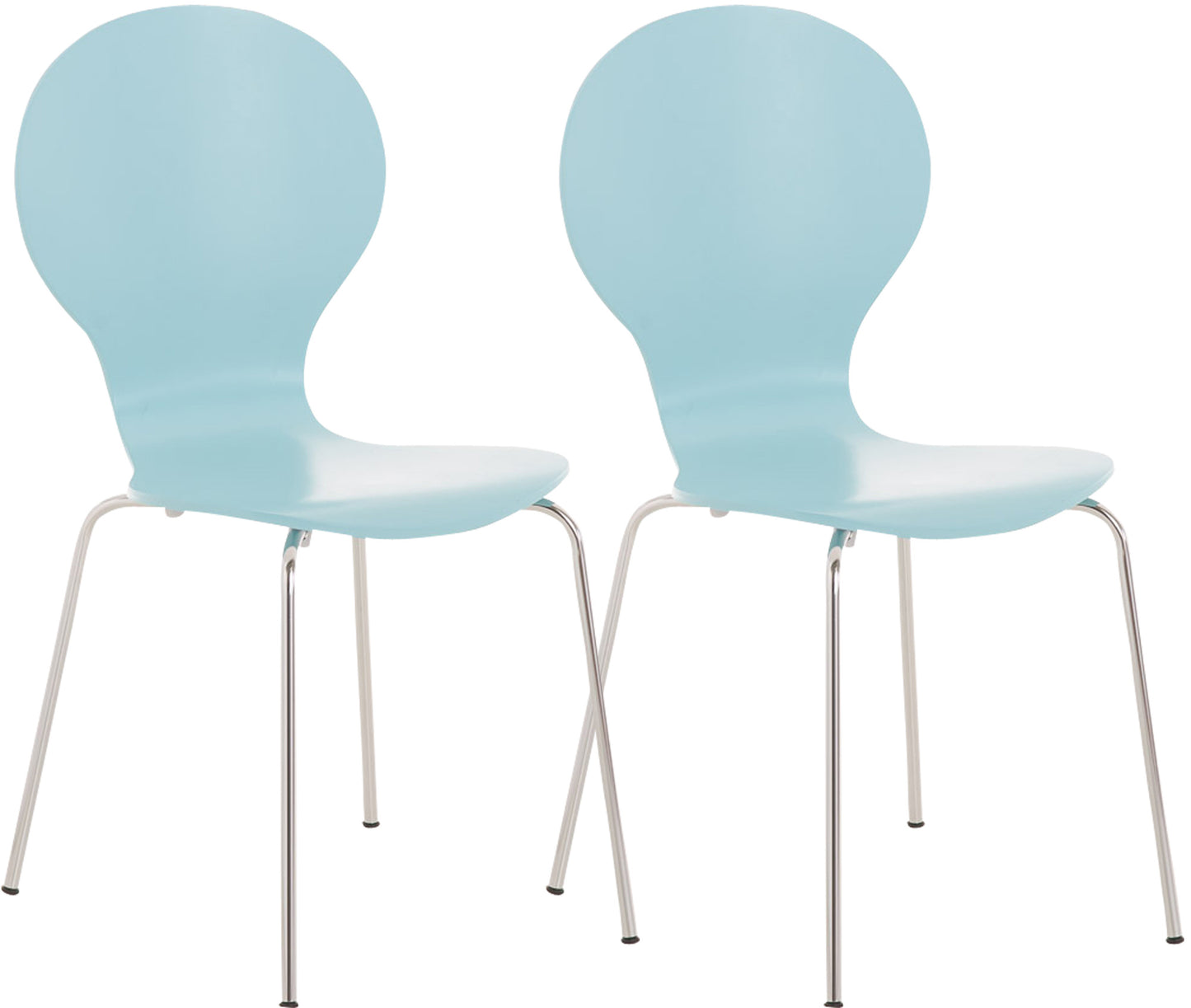 2x Stapelstuhl DIEGO ergonomisch - CLP SHOP