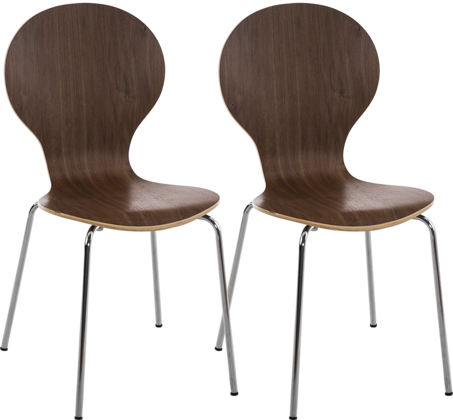 2x Stapelstuhl DIEGO ergonomisch - CLP SHOP
