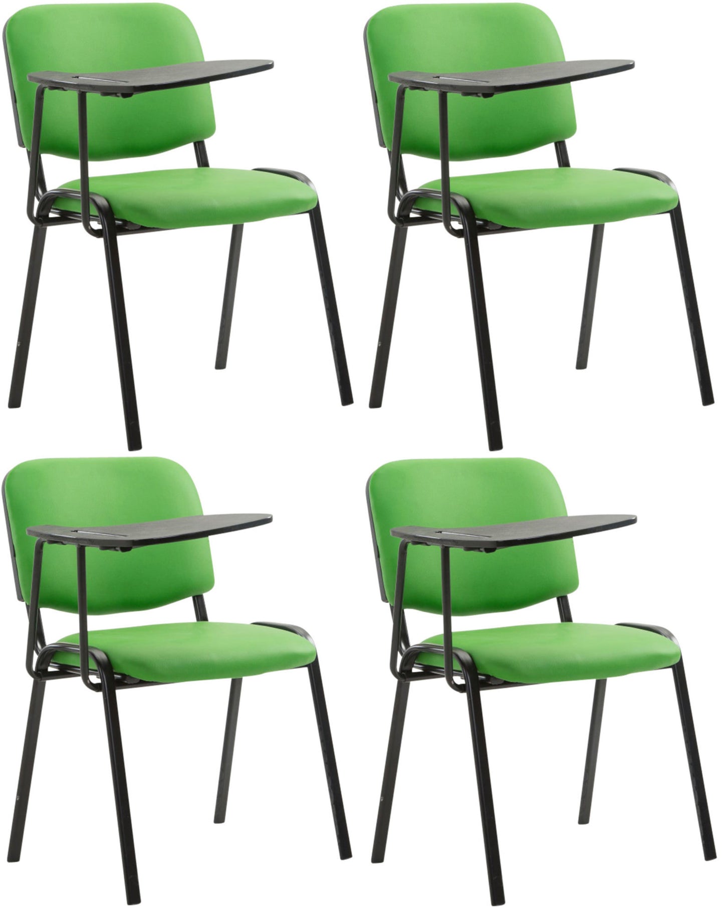 4er Set Stühle Ken mit Klapptisch Kunstleder.
