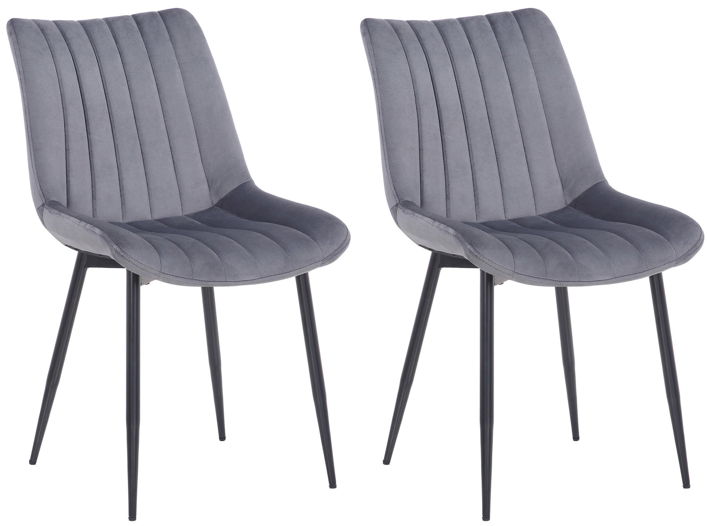 2er Set Stühle Rahden Samt