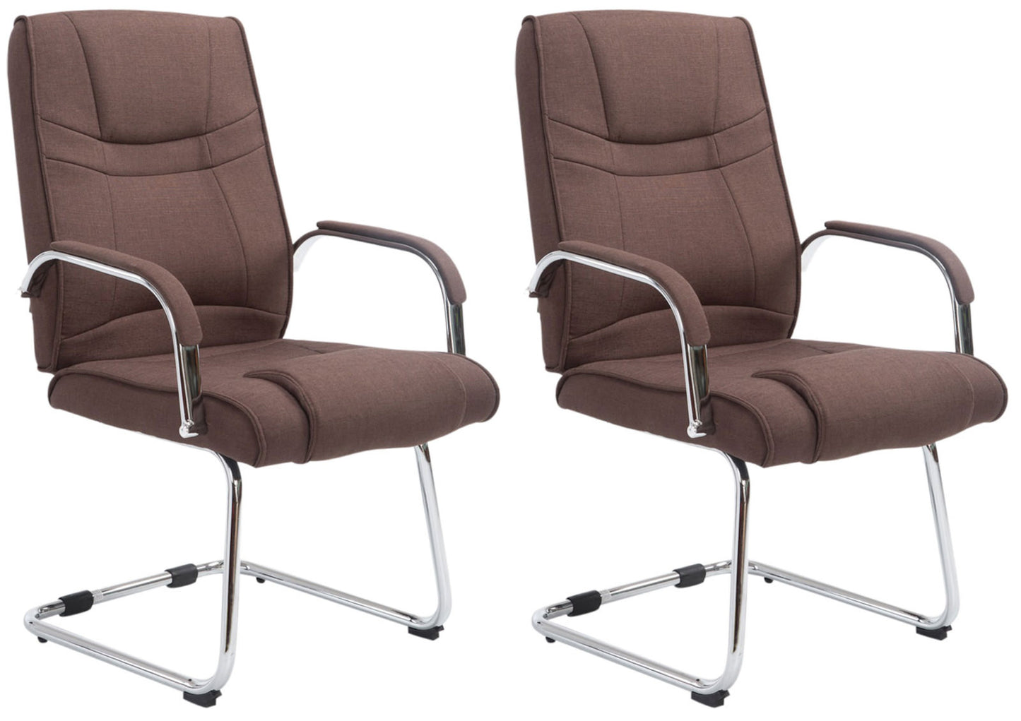 2er Set Freischwinger Attila Stoff - CLP SHOP