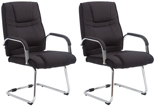 2er Set Freischwinger Attila Stoff - CLP SHOP