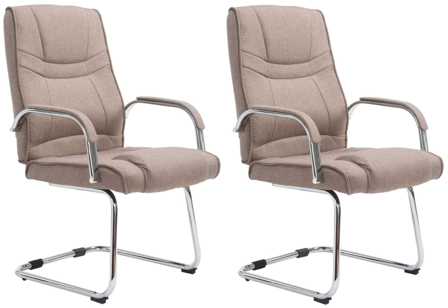 2er Set Freischwinger Attila Stoff - CLP SHOP