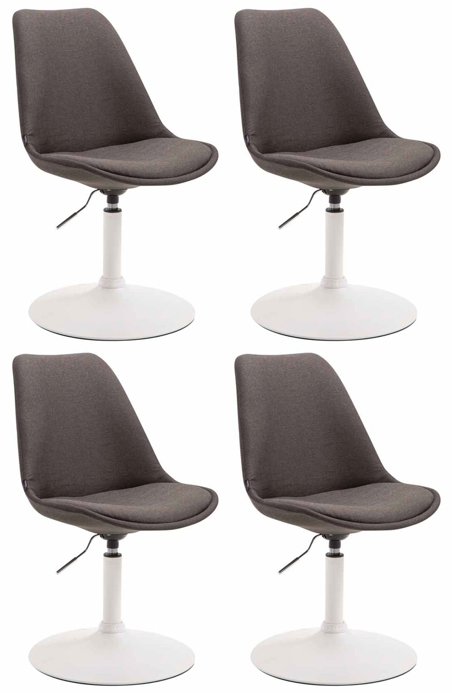 4er Set Esszimmerstühle Maverick Stoff - CLP SHOP