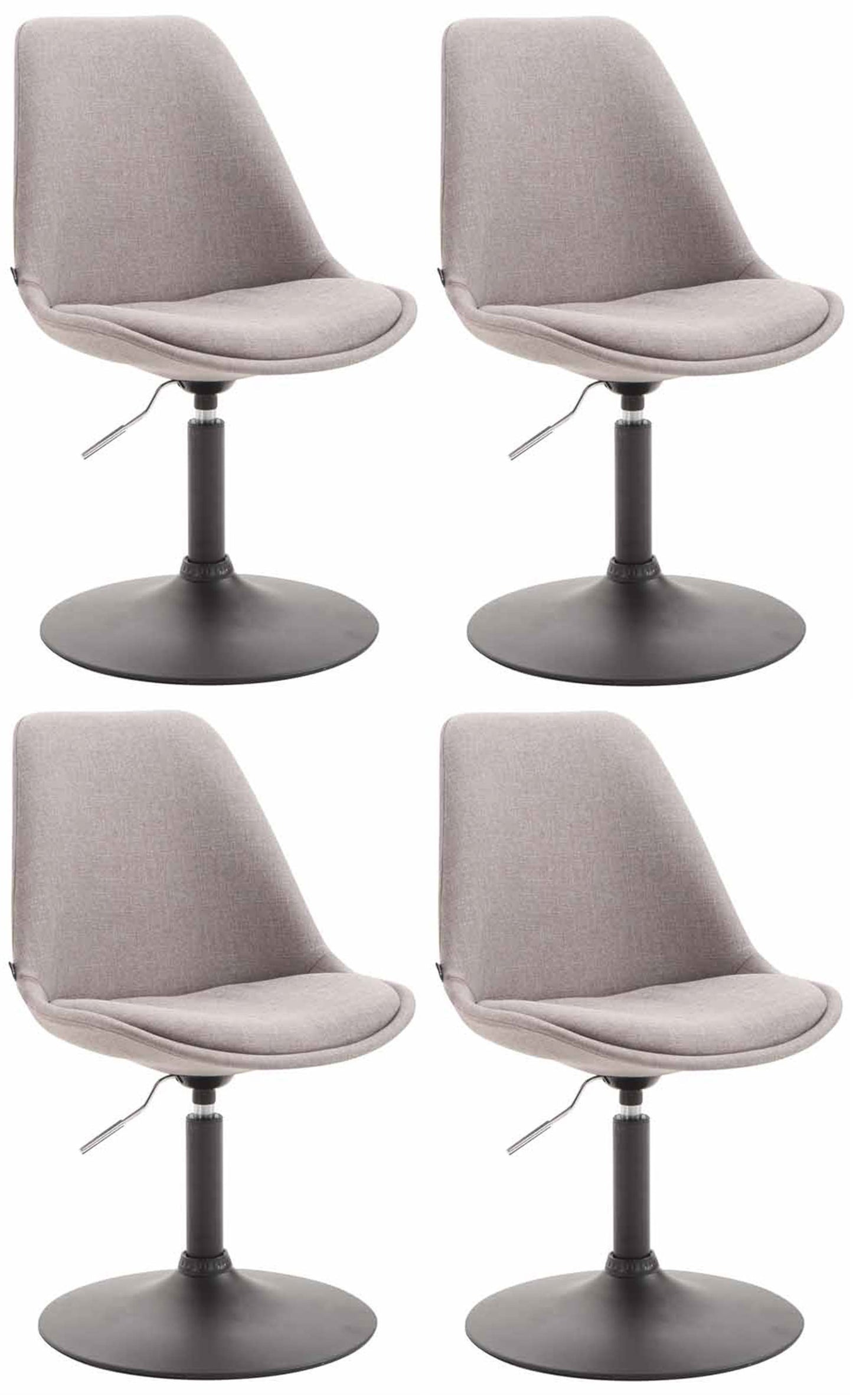 4er Set Esszimmerstühle Maverick Stoff - CLP SHOP