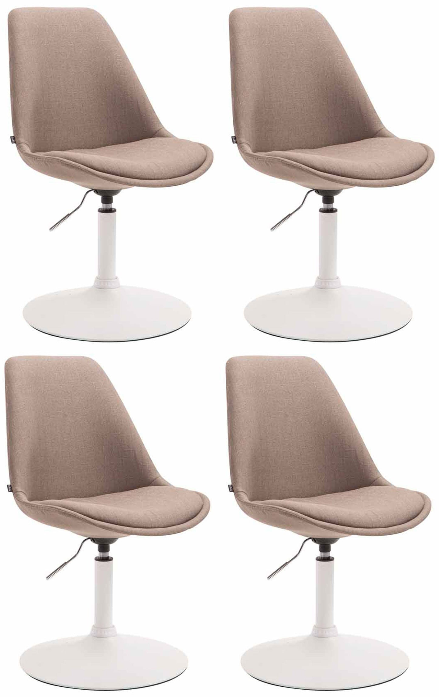 4er Set Esszimmerstühle Maverick Stoff - CLP SHOP