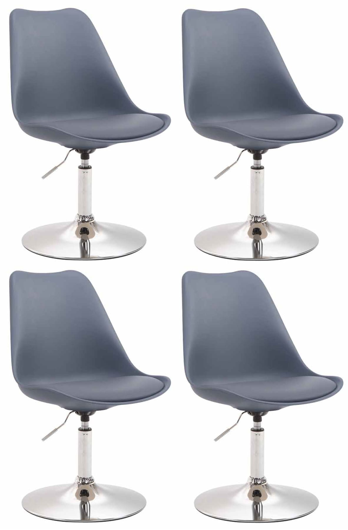 4er Set Esszimmerstühle Maverick Kunststoff