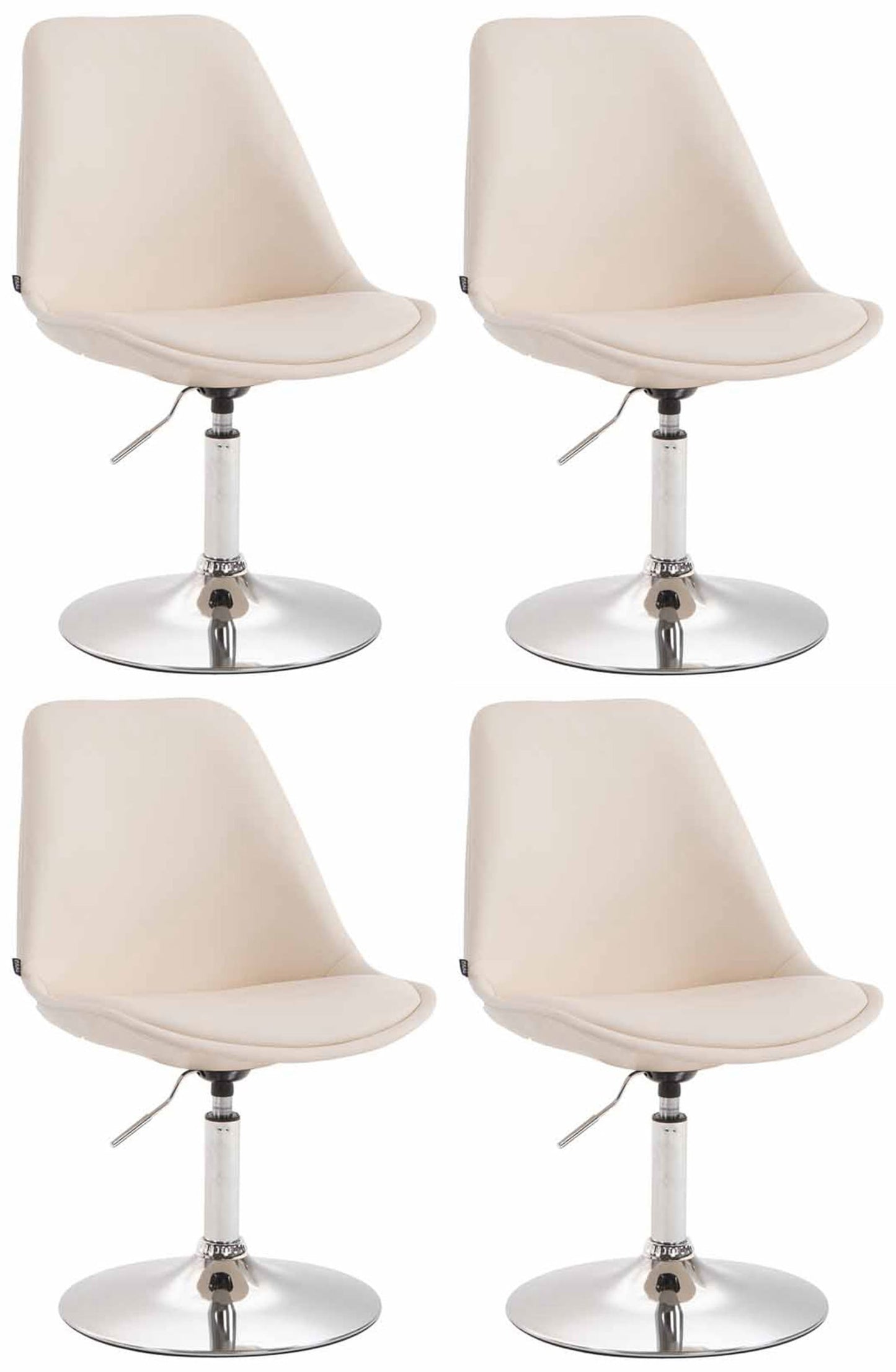 4er Set Esszimmerstühle Maverick Kunstleder - CLP SHOP