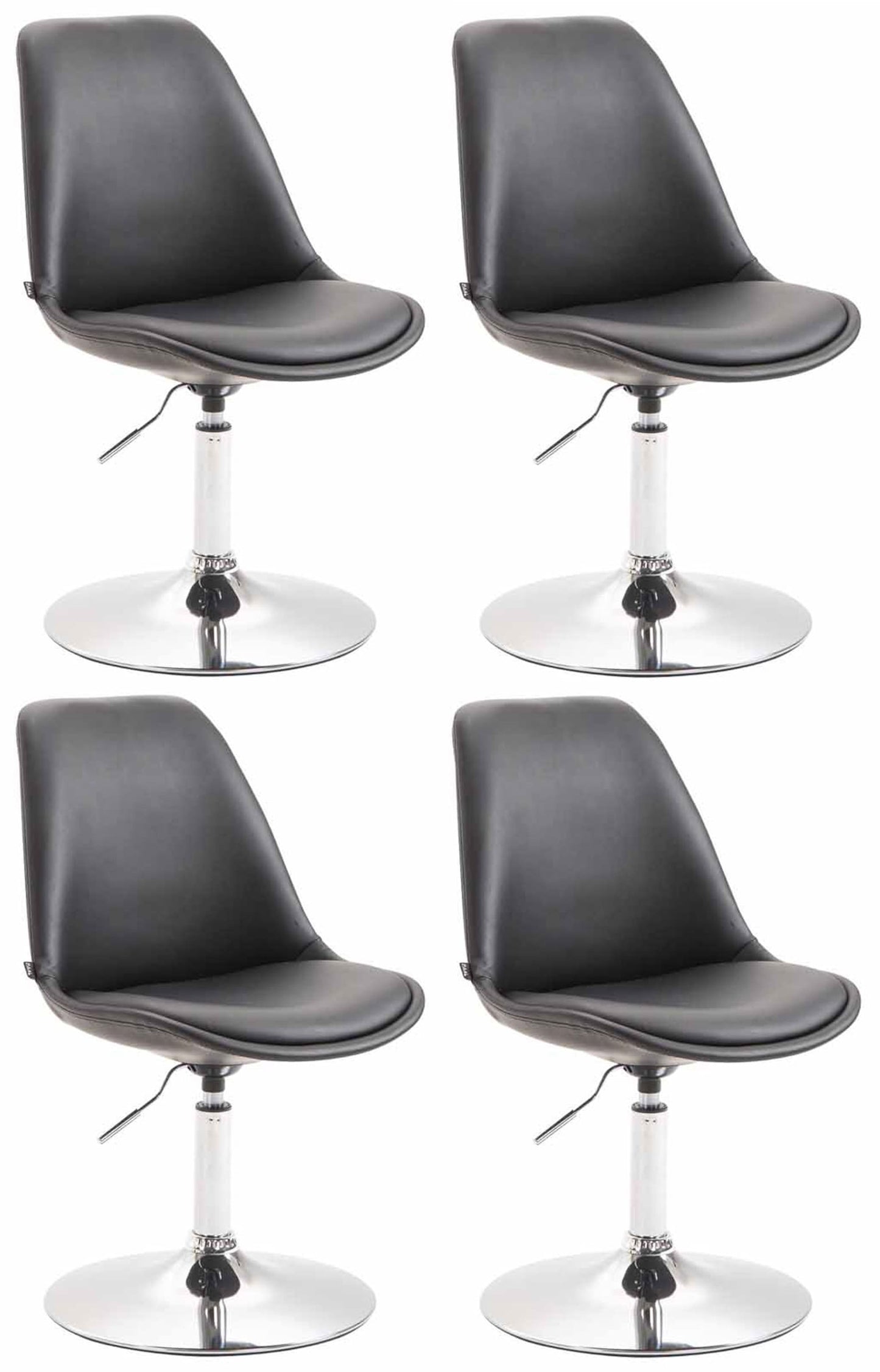 4er Set Esszimmerstühle Maverick Kunstleder - CLP SHOP