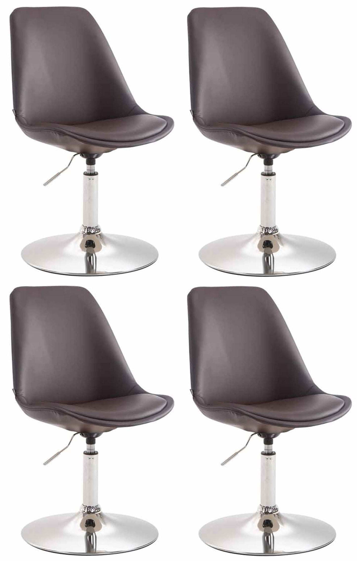 4er Set Esszimmerstühle Maverick Kunstleder - CLP SHOP