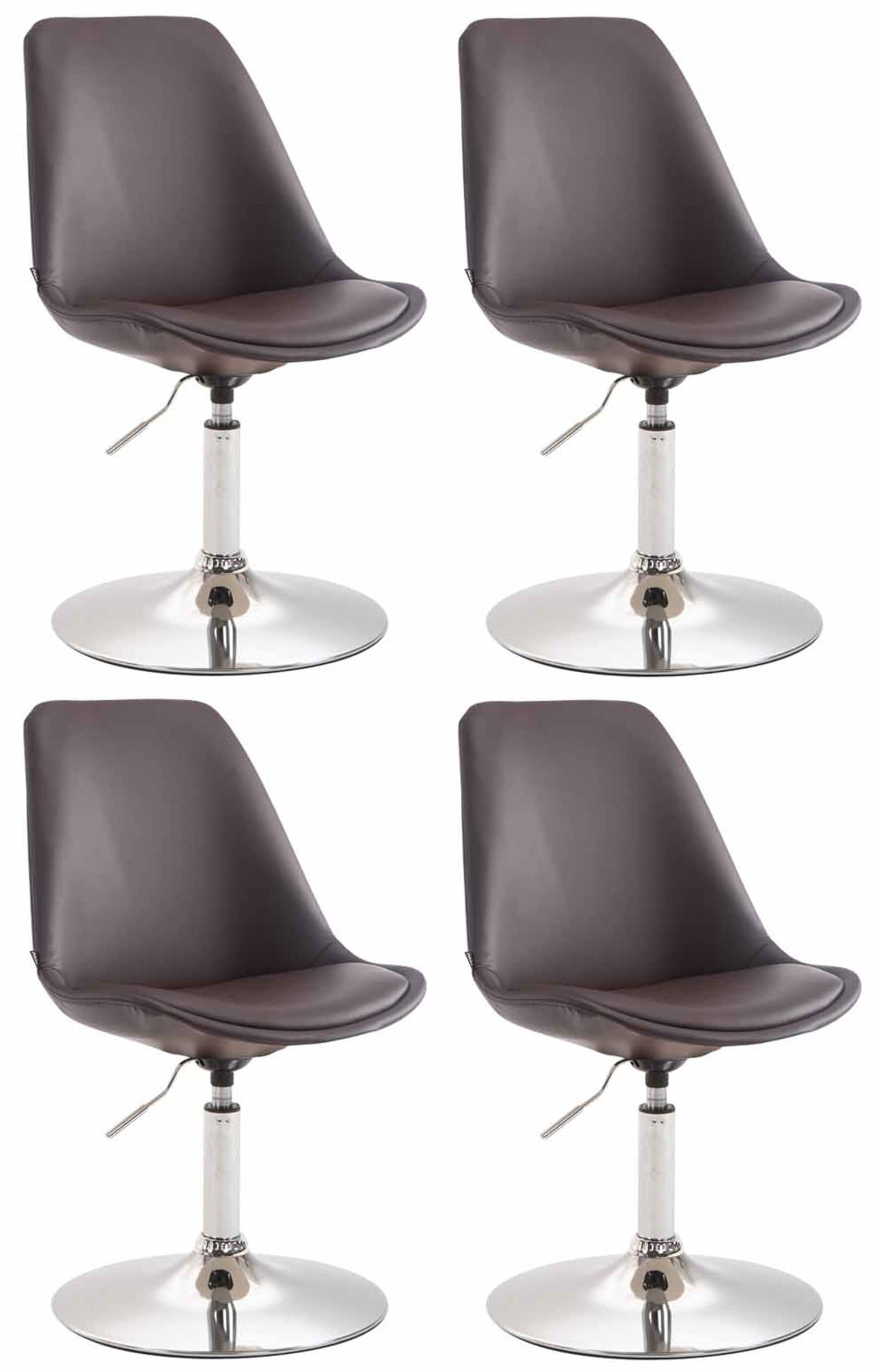 4er Set Esszimmerstühle Maverick Kunstleder - CLP SHOP