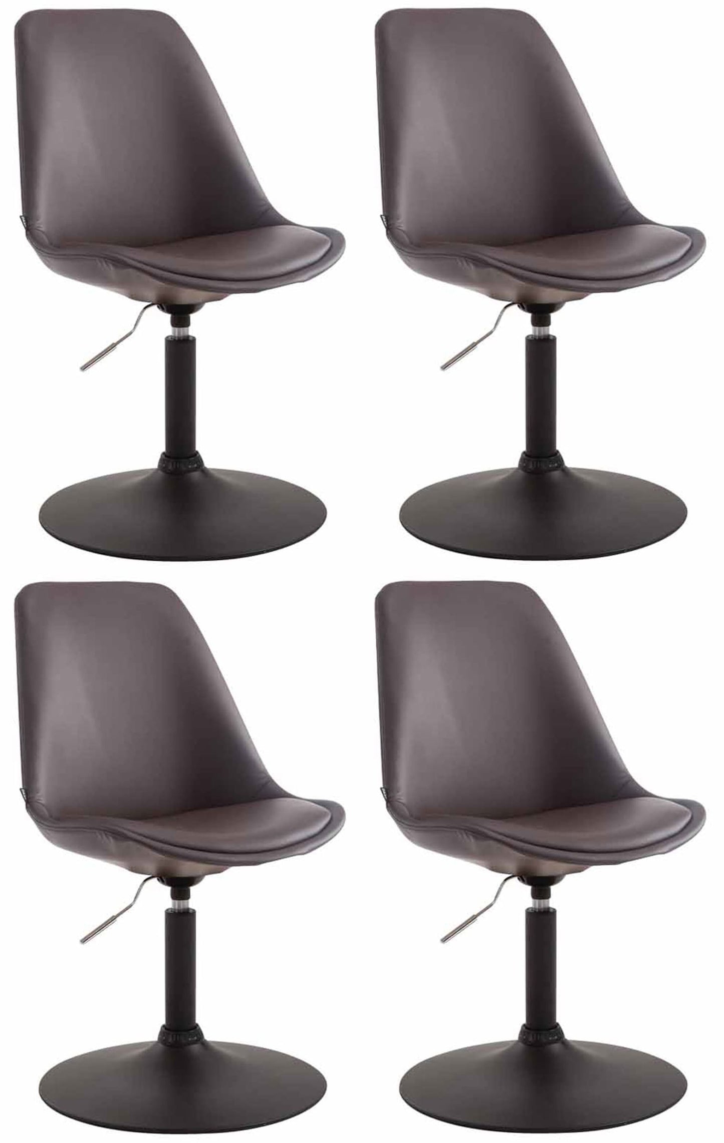 4er Set Esszimmerstühle Maverick Kunstleder - CLP SHOP