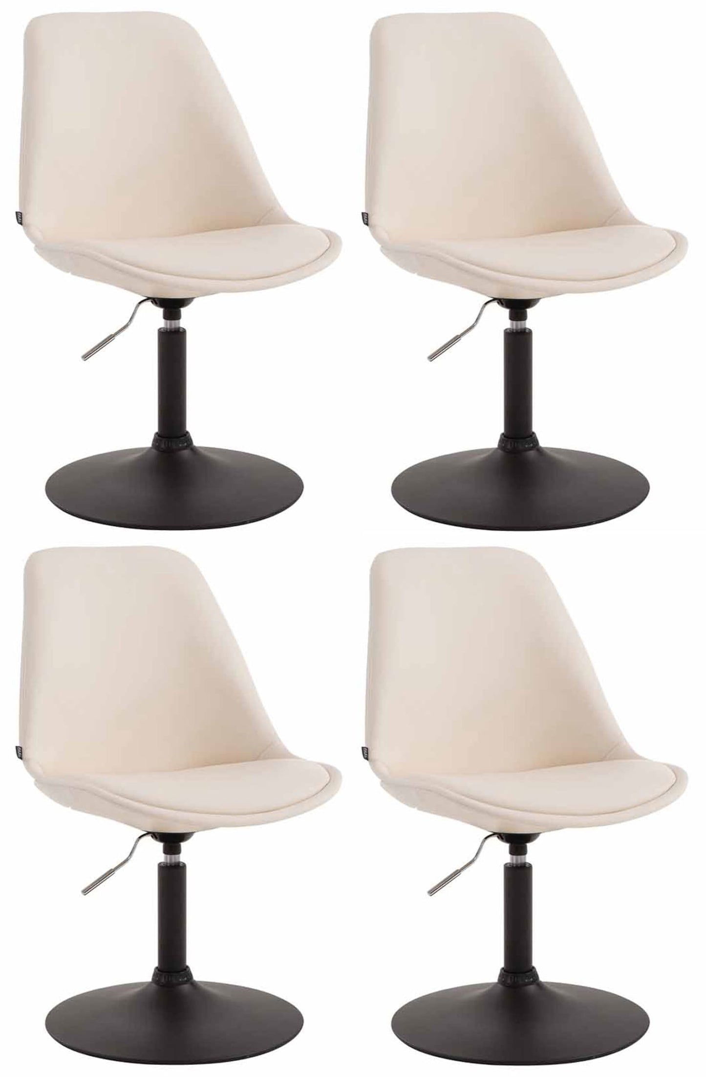 4er Set Esszimmerstühle Maverick Kunstleder - CLP SHOP