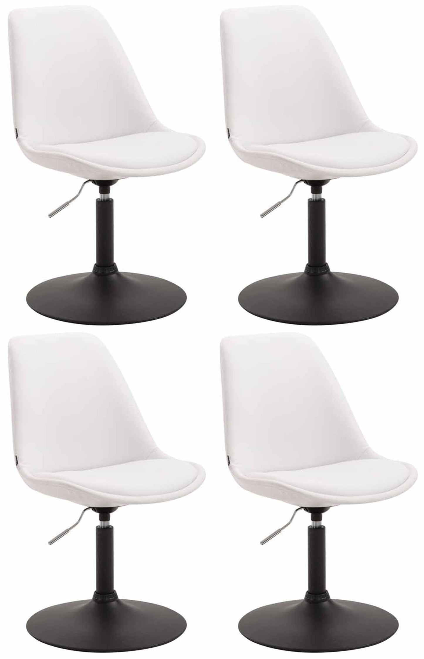 4er Set Esszimmerstühle Maverick Kunstleder - CLP SHOP