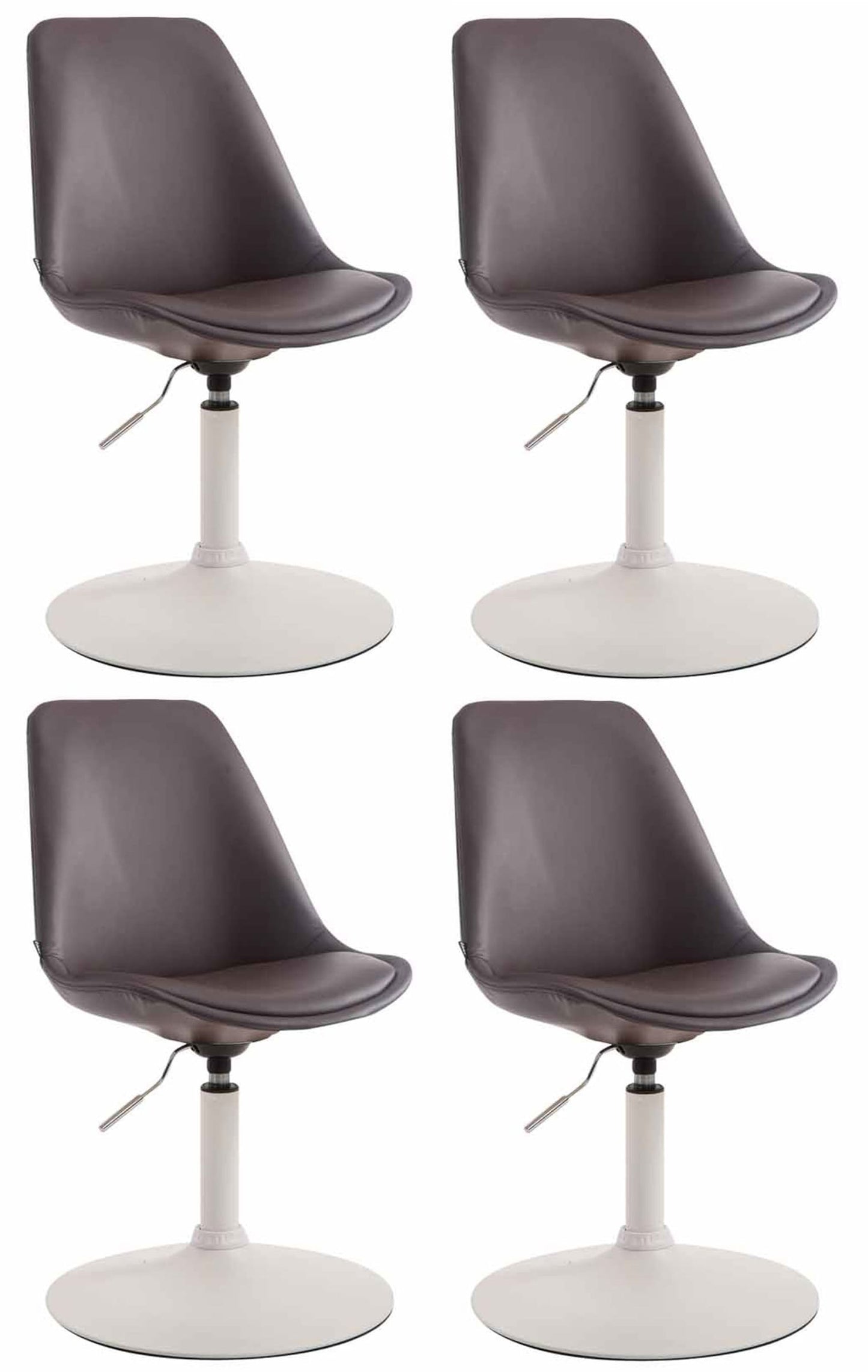4er Set Esszimmerstühle Maverick Kunstleder - CLP SHOP