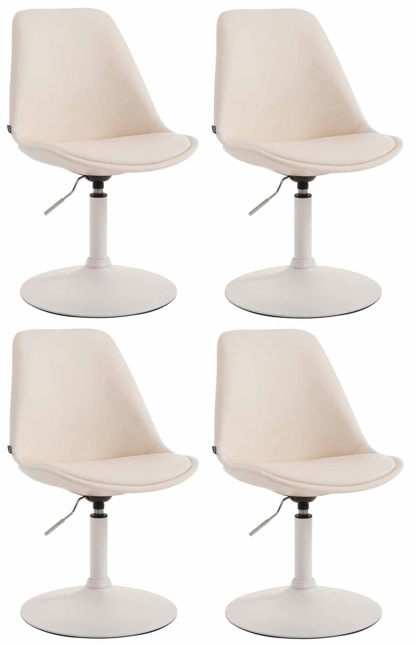 4er Set Esszimmerstühle Maverick Kunstleder - CLP SHOP