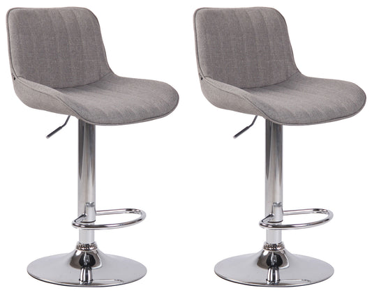 2er Set Barhocker Lentini Stoff