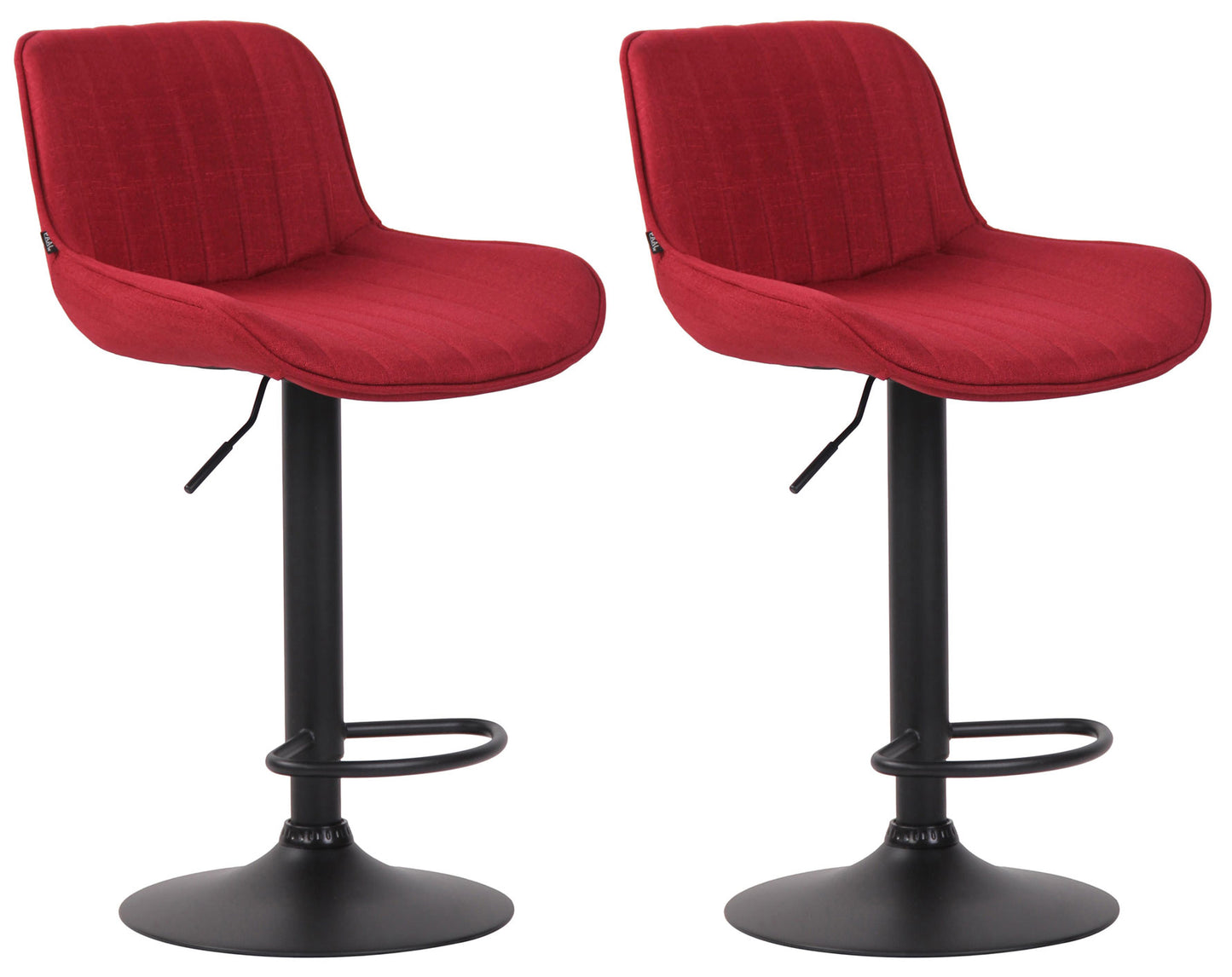 2er Set Barhocker Lentini Stoff