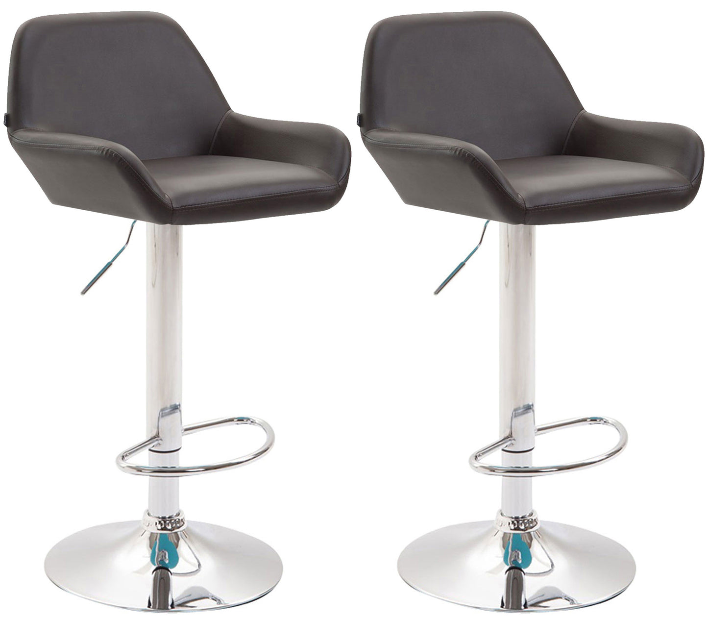 2er Set Barhocker Braga Kunstleder